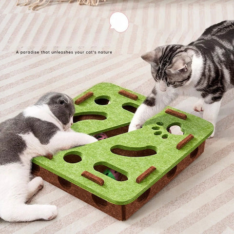 Sisal Cat Scratching Post – Indoor Cat Furniture & Kitten Play Toy | Interactive Scratcher for Exercise & Entertainment