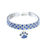 Shiny Crystal Bedazzled Cat Collar