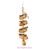 Colorful Block Bird Beak Grinding Toy Promotes Beak Health