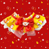 Christmas Lace Pet Collar – Adjustable Festive Scarf for Cats & Small Dogs