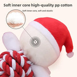 Cute Animal Rope Dog Toy – Plush Squeaky Interactive Chew