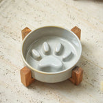Cute Japanese Style Pet Ceramic Bowl Anti Rollover