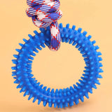Spiked Ring Dog Toy – Interactive Training and Teeth Cleaning