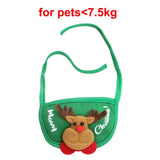 Christmas Pet Hat & Bandana Set – Santa/Elk Holiday Dress-Up for Dogs & Cats