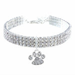 Shiny Crystal Bedazzled Cat Collar