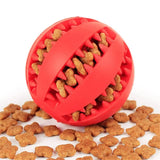 Interactive Chew & Treat Ball – Rubber & Silicone Pet Toy