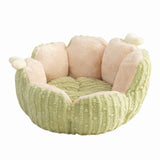 Plush Flower Cat Bed