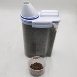 Pet Food Storage Container with Measuring Cup