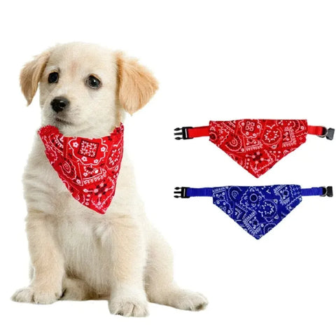 Adjustable Pet Bandana Collar for Dogs & Cats