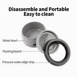 Anti-Slip Splash-Proof Pet Water Bowl – Floating Leak-Proof Travel Basin