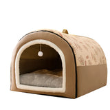 Winter Dog House Bed – Removable Washable Warm Nest for Large Dogs