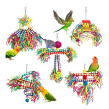 Parrot Chew Toy Set – Wood and Paper