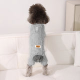 Winter Fleece Warm Dog Jumpsuit Winter