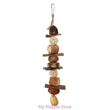 Colorful Block Bird Beak Grinding Toy Promotes Beak Health