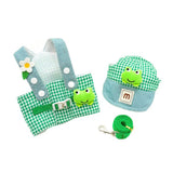 (3 styles) Overalls Pet Set – Harness, Leash & Sun Hat for Cats & Small Dogs