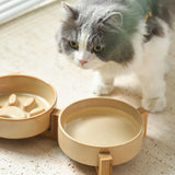 Cute Japanese Style Pet Ceramic Bowl Anti Rollover