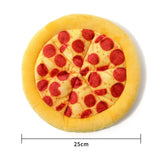 Pizza Plush Dog Toy – Squeaky Interactive Chew for Puppies