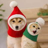 Cute Knitted Christmas Pet Beanie