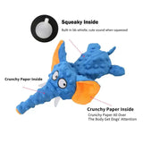 Plush Animal Dog Toy – Squeaky Bite Resistant Chew