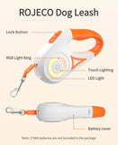Retractable Dog Leash with LED Light – 5m