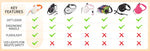 Retractable Dog Leash with LED Light – 5m