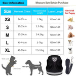 Adjustable Mesh Dog Harness with Leash
