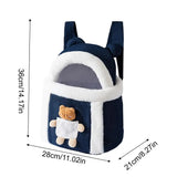 Cozy Pet Carrier Backpack – Portable Travel Bag for Cats & Small Dogs