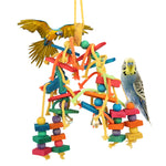Wooden Bird Toys for Cage - Training Bird Toys