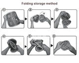 Folding Nine-Hole Cat Tunnel Toy – Plush Mouse and Bell