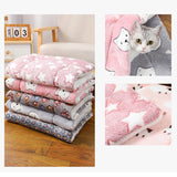 Thick Flannel Cat Sleeping Mat – Winter Blanket