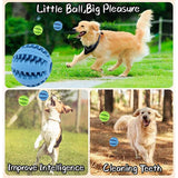 Interactive Chew & Treat Ball – Rubber & Silicone Pet Toy