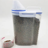 Pet Food Storage Container with Measuring Cup
