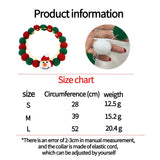 Christmas Plush Ball Pet Collar – Festive Elastic Headpiece for Cats & Dogs