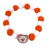 Christmas Plush Ball Pet Collar – Festive Elastic Headpiece for Cats & Dogs