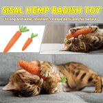 Cat toy - carrot teething and cat teasing sticks, bite-resistant and scratch-resistant for teething and clawing