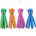 Dog Chew Toys Octopus Non-stuffed Plush Toy for Teething