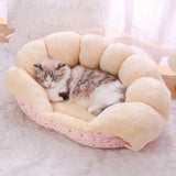 Plush Warm Cat Bed