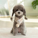 Winter Knitted Pet Scarf for Cats & Dogs