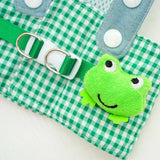 (3 styles) Overalls Pet Set – Harness, Leash & Sun Hat for Cats & Small Dogs