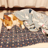 Flannel Pet Sleeping Mat – Dog Cat Bed