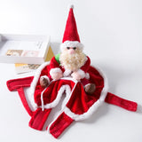 Christmas Reindeer Santa Claus Pet Costume