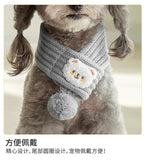Winter Knitted Pet Scarf for Cats & Dogs