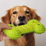 Pet Dog Chew Toys Rubber Bone Toy Bite Resistant