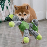 Indestructible Squeaky Dog Toy – Plush Animal Shape, Durable Chew for Large Dogs, Puppy Dental Training & Teeth Care