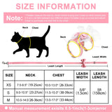 Bowknot Cat Harness & Leash Set – Cute Princess Dress for Small Pets