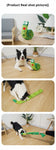 Interactive Dog Puzzle Feeder Toy – Durable Plush Snail with Squeaker, Foldable & Chew-Resistant