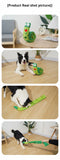 Interactive Dog Puzzle Feeder Toy – Durable Plush Snail with Squeaker, Foldable & Chew-Resistant