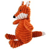 Plush Dog Molar Toy – Corduroy Monkey & Pig with Sound for Teeth Cleaning, Chewing & Play | Durable Toy for Large Dogs