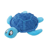 Turtle Plush Dog Toy – Squeaky Crinkle Chew Toy
