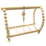 Wooden Bird Swing Toy – Parrot Perch Stand